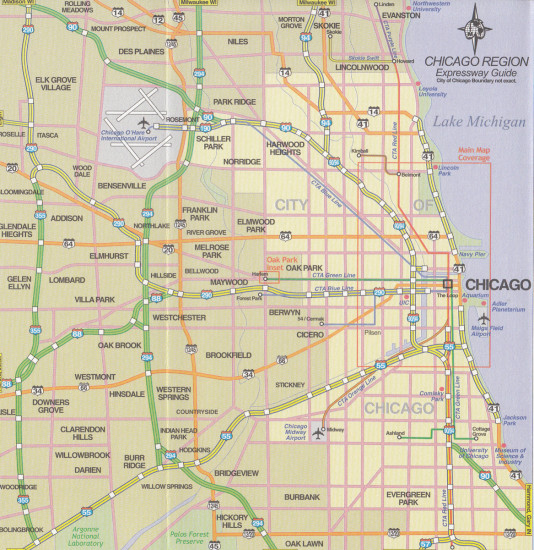 detail Chicago 1:12,5t mapa ITM