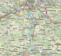 náhled Eurovelo #1 Rhein- & Donauradweg / Basilej - Stein am Rhein 1:100t cyklomapa