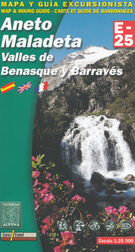 Aneto Maladeta, Valles de Benasque y Barravés 1:50.000 mapa Alpina