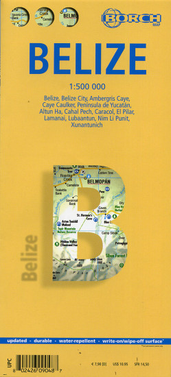 detail Belize 1:500t mapa Borch