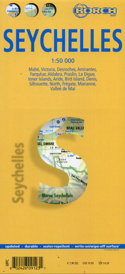 detail Seychely (Seychelles) 1:50t mapa Borch