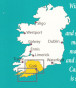 náhled Cork county 1:100.000 mapa (Irsko)