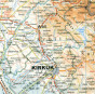 náhled Irák (Iraq) 1:1,75m mapa GIZI
