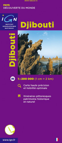 Djibouti 1:200.000 mapa IGN
