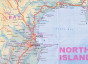 náhled Aucland & severní ostrov (Auckland City & North Island) 1:12,5t/1:950t mapa ITM