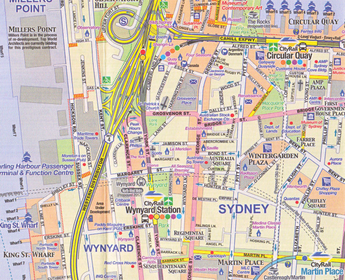detail Brisbane & Queensland 1:10t/1:3,6m mapa ITM