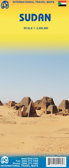 detail Súdán (Sudan) 1:2,5m turist. ITM