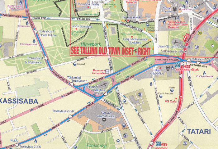 detail Tallinn 1:8t mapa ITM