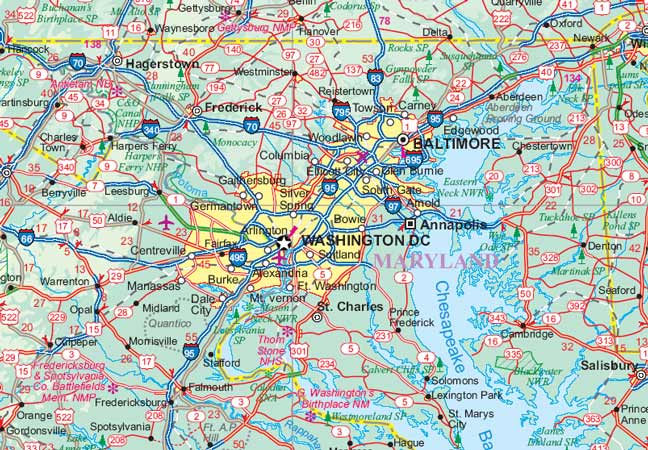 detail USA východ (USA: East Half) 1:2,3m mapa ITM