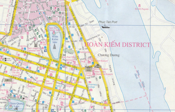 detail Vietnam 1:1m mapa ITM