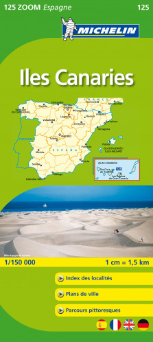 Canary Islands (Španělsko), mapa 1:150 000, MICHELIN