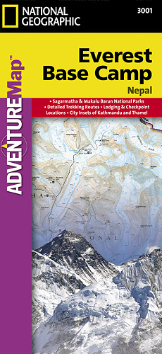 detail Everest Base Camp (Nepál) Adventure Map GPS komp. NGS