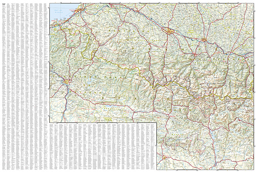 detail Pyreneje a Andora Adventure Map GPS komp. NGS