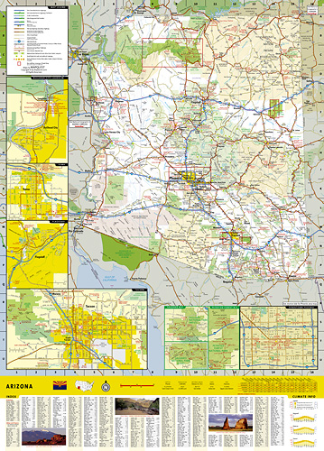detail Alabama (USA) cestovní mapa GPS komp. NGS