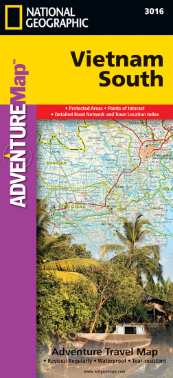 detail Vietnam Jih Adventure Map GPS komp. NGS