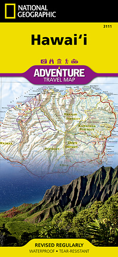 detail Hawai Adventure Map GPS komp. NGS