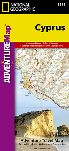 detail Kypr Adventure Map GPS komp. NGS