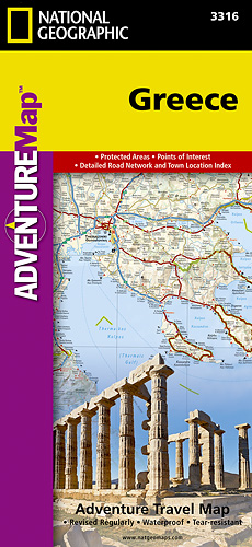 detail Řecko Adventure Map GPS komp. NGS