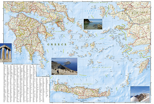 detail Řecko Adventure Map GPS komp. NGS
