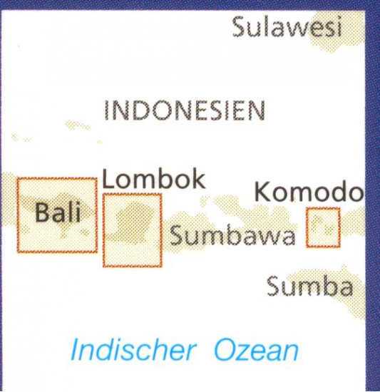 detail Bali & Lombok 1:150t mapa RKH