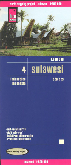 detail Indonésie - Sulawesi 1:800t mapa RKH