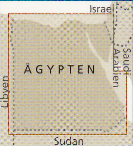 detail Egypt 1:1,125m mapa RKH