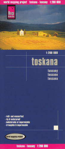 Toskánsko (Tuscany) 1.200t mapa RKH