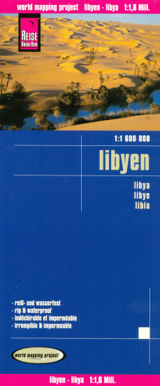 detail Libye (Libya) 1:1,6m mapa RKH