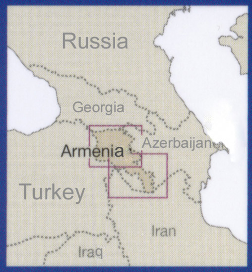 detail Armenia 1:250.000 mapa RKH
