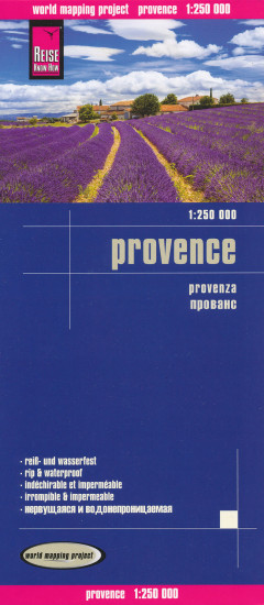 detail Provence 1:250.000 mapa RKH