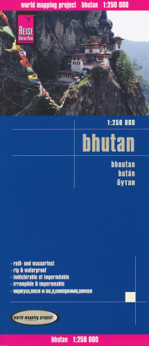Bhutan 1:250.000 mapa RKH