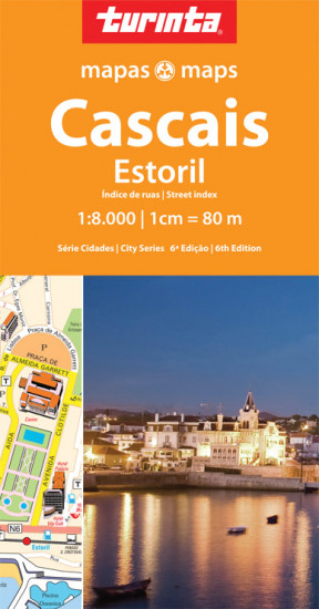 detail Cascais, Estoril 1:8.000 plán města TURINTA