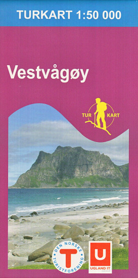 detail Vestvagoy 1:50.000 mapa (Norsko) #2673