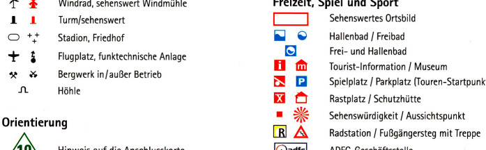 detail Bodensee - Königssee Radweg 1:50.000 průvodce na spirále ADFC