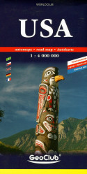 USA mapa 1:4 mil GEOCLUB