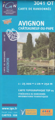 IGN 3041 OT Avignon 1:25t mapa IGN