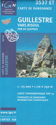 IGN 3537ET Guillestre 1:25t mapa IGN