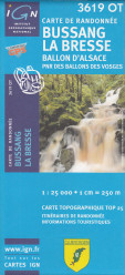 IGN 3619OT Bussang La Bresse 1:25t mapa IGN