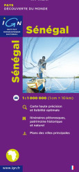 Senegal 1:1.000.000 mapa IGN