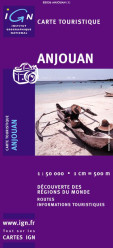Anjouan (Comoro islands) 1:50.000 mapa IGN