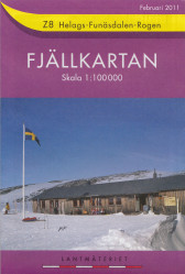 Helags, Funäsdalen, Rogen Z8 1.100t turistická mapa (Švédsko)
