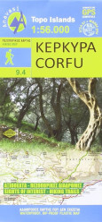 Corfu 1:56.000 mapa ANAVASI