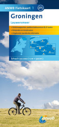#1 Groningen, Lauwersmeer 1:50.000 cyklomapa ANWB (Nizozemí)