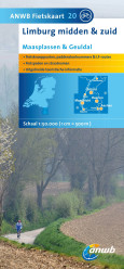 #20 Limburg midden & zuid, Maasplassen & Geuldal 1:50.000 cyklomapa ANWB (Nizoze