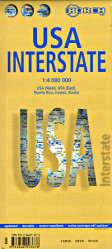 USA 1:4m mapa Borch