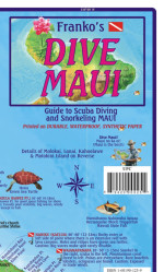 Maui 1:175t Dive mapa FRANKO´S