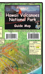 Hawaii Volcanoes NP, Kilauea Crater 1:16 500 mapa FRANKO´S