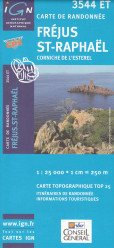 IGN 3544 ET Frejus - St. Raphael 1:25t mapa IGN