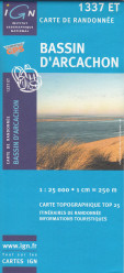 IGN 1337 ET Bassin d Arcachon 1:25t mapa IGN