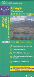 Ubaye, Val d´Allos, Lac de Serre-Poncon 1:75t mapa IGN